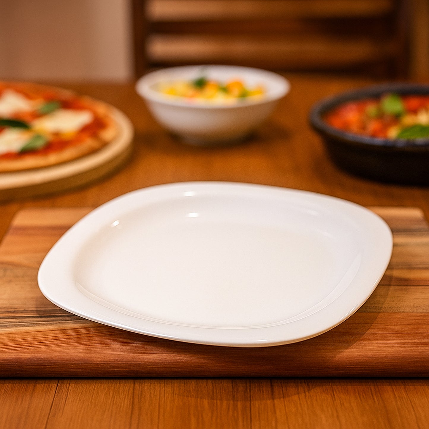 dinner plate 28 cm plastic pack of 1
