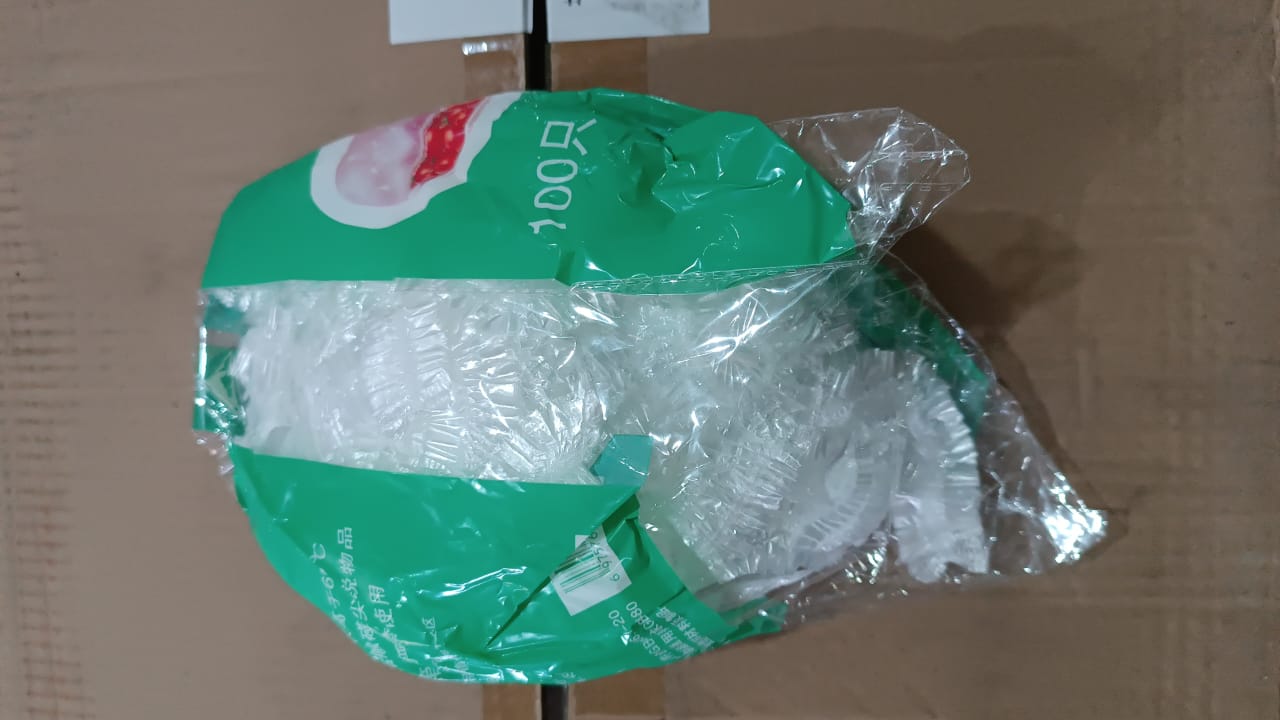 elastic food storage covers 22 cm pack of 100 for kitchen use