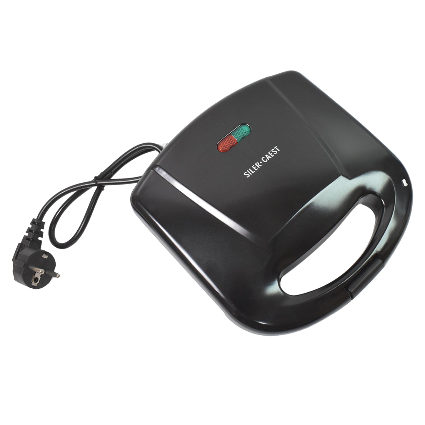 waffle maker 26 cm with non-stick plates and indicator lights