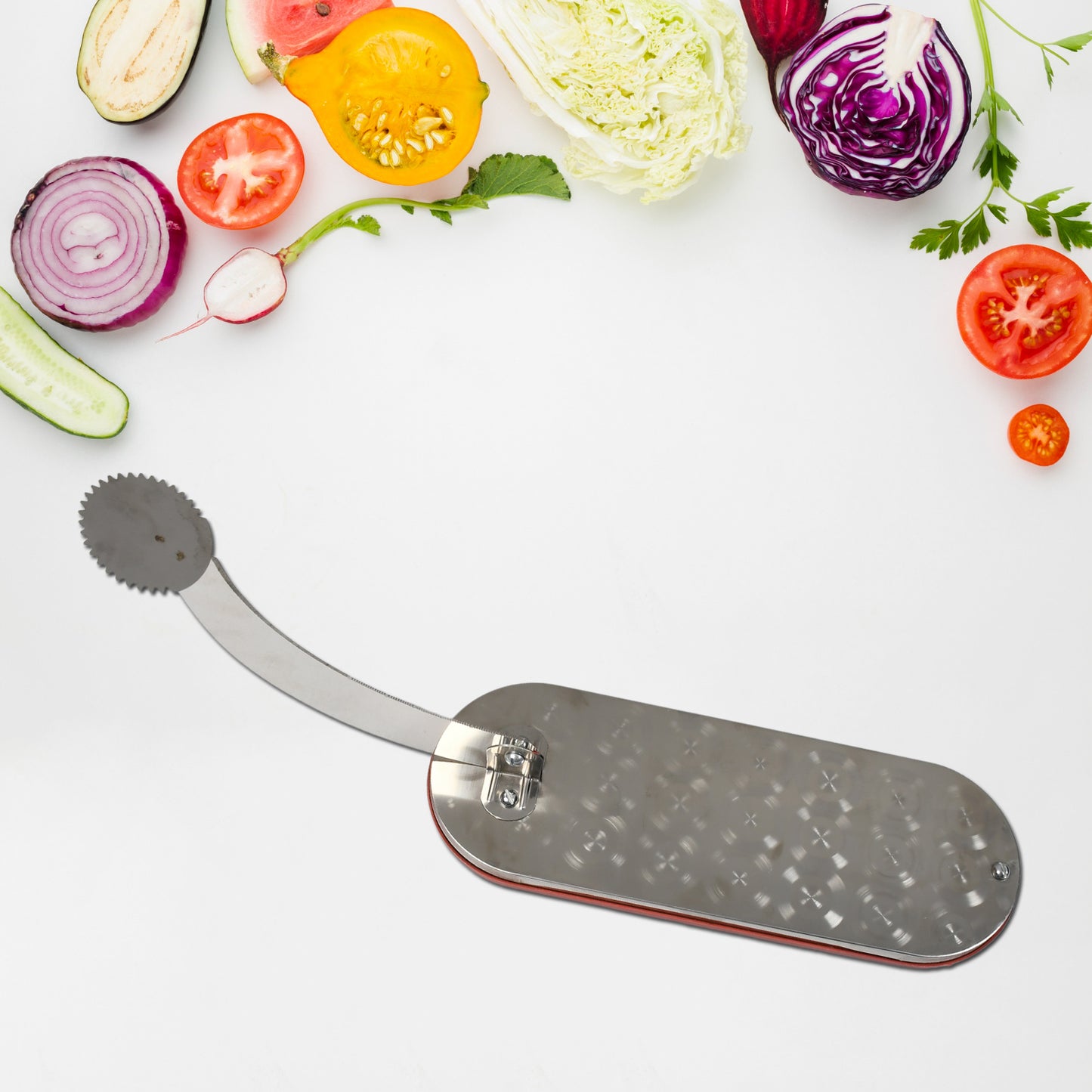 stainless steel vegetable cutter 29 cm for kitchen use ergonomic design