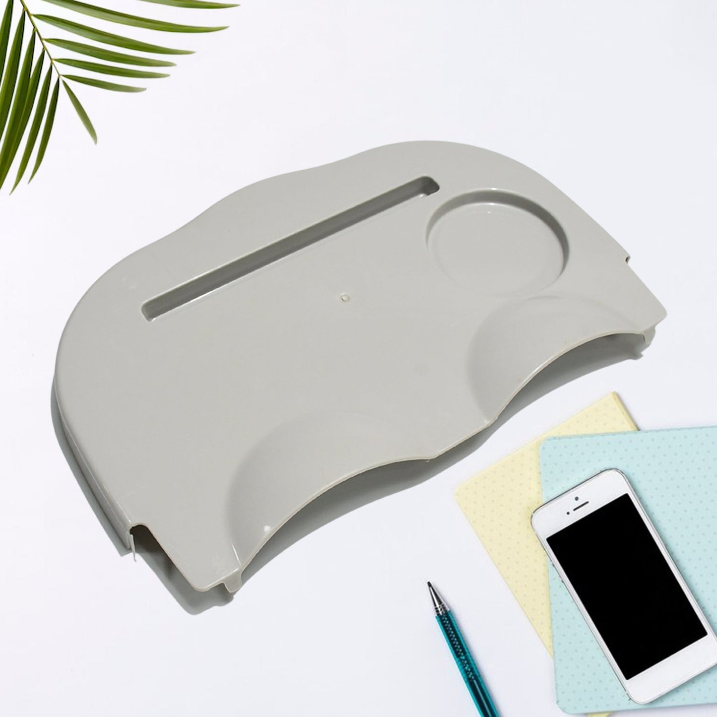 snack caddy tray with drink cup holder for movie nights