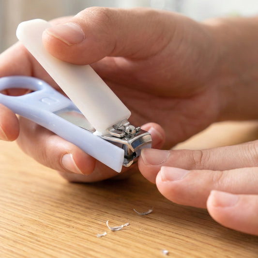 stainless steel baby nail clipper with ergonomic safety grip handle pack of 1