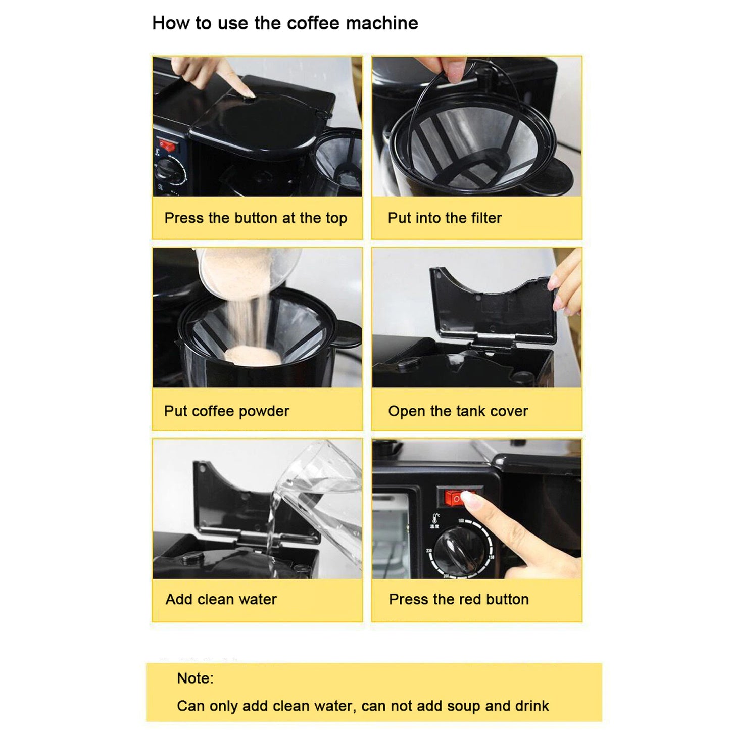 3 in 1 breakfast maker 51 cm with toaster oven grill pan and coffee maker