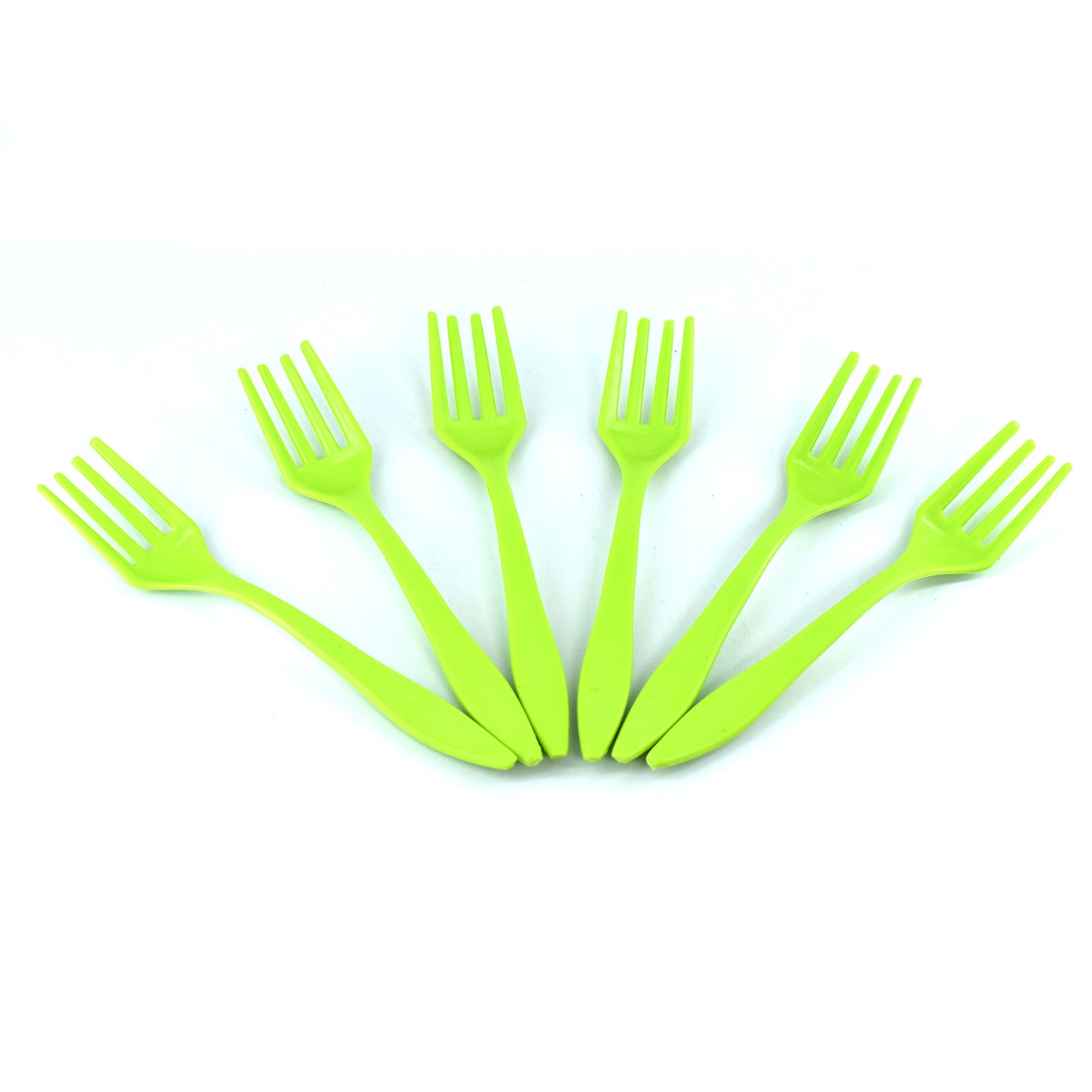 serving fork set plastic 3 cm kitchen pack of 6