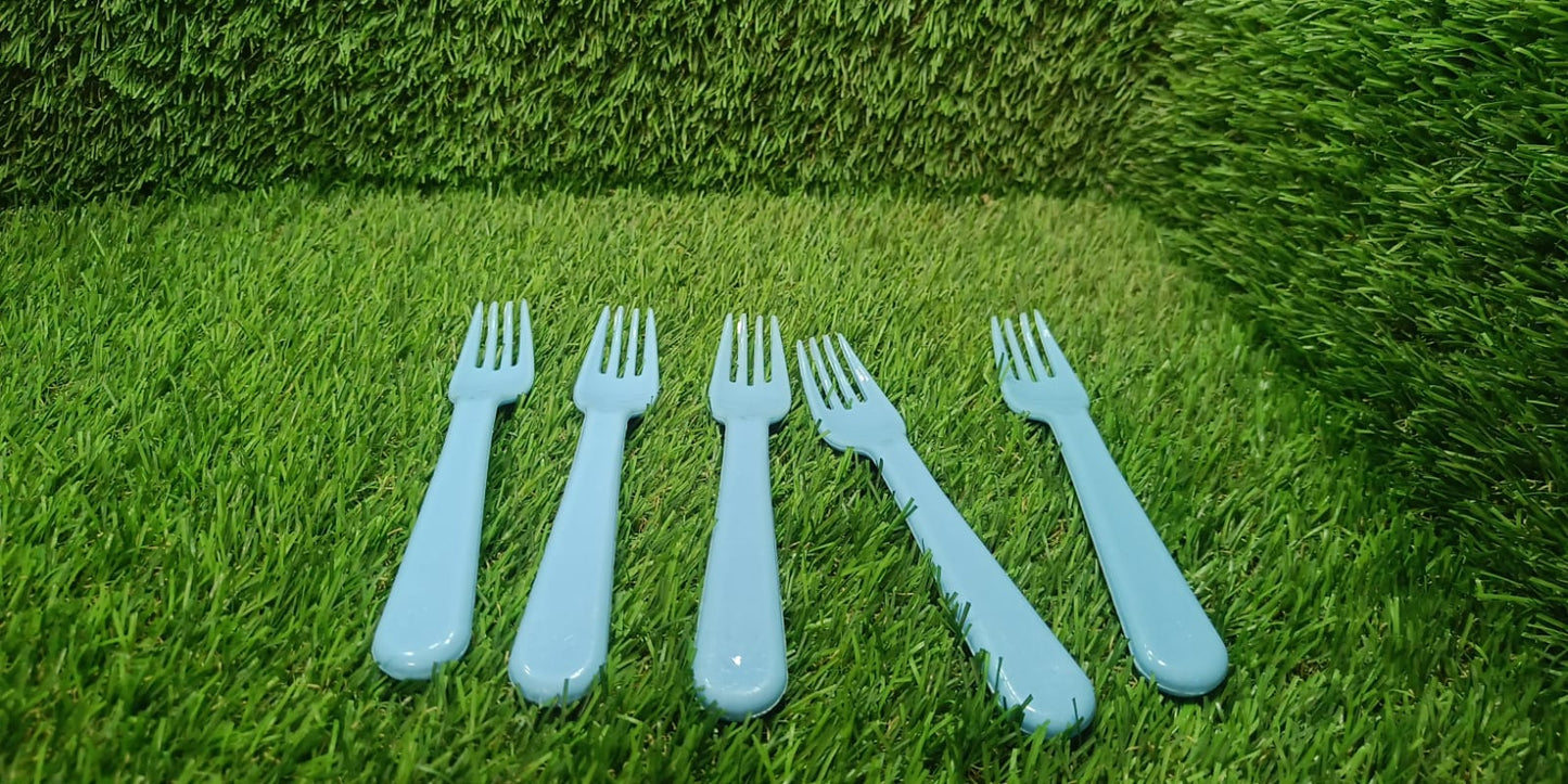 plastic forks 16 cm pack of 5 for serving food