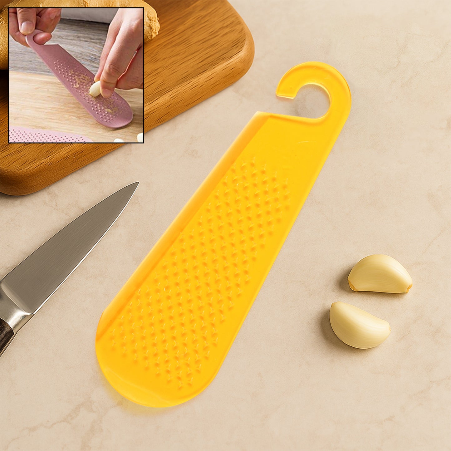 garlic and ginger grater plastic handheld kitchen tool pack of 1