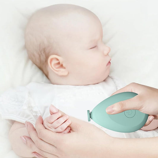 portable electric baby nails grinder with 4 grinding heads pack of 1