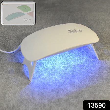 Uv Led Lamp Nail Dryer Mini Portable Nail Lamp Professional  (1 Pc)
