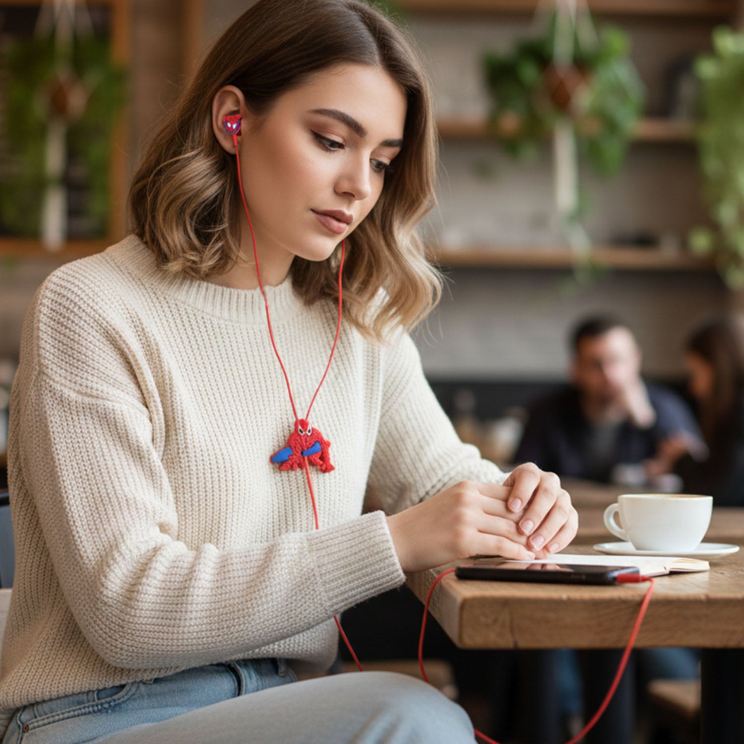 silicone wired in-ear earphones with 3.5 mm jack pack of 1