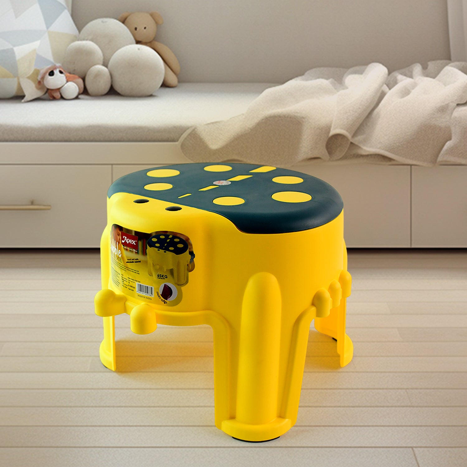 durable plastic kids step stool 20 cm height pack of 1
