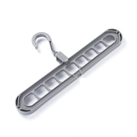 plastic hanger with 9 holes for clothes organization