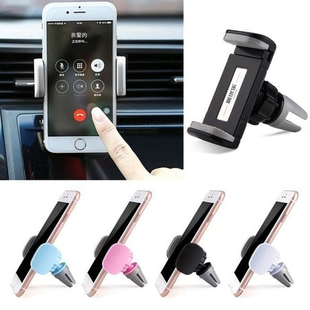 silicone gel and plastic universal car air vent mount for mobile phones pack of 1
