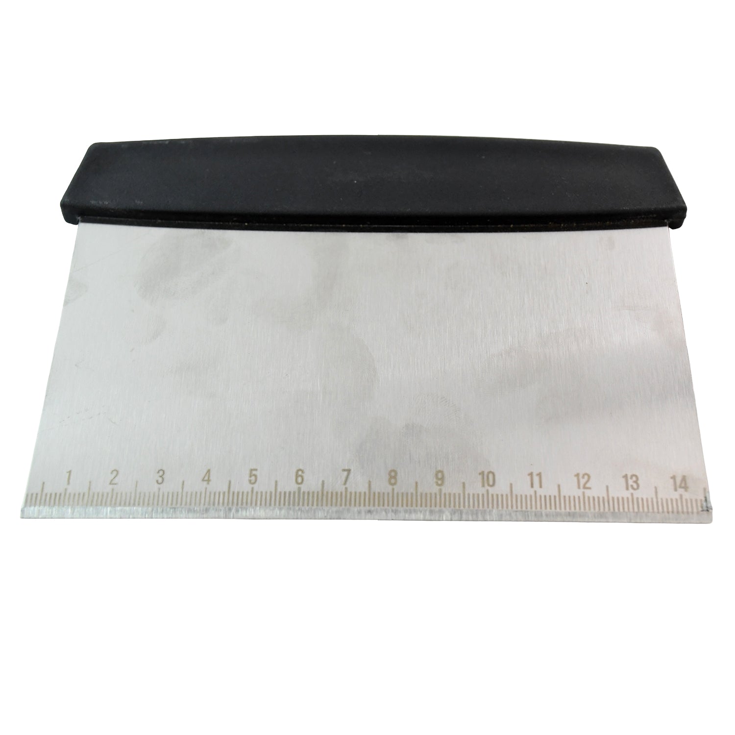 stainless steel dough scraper 17cm with non-slip handle