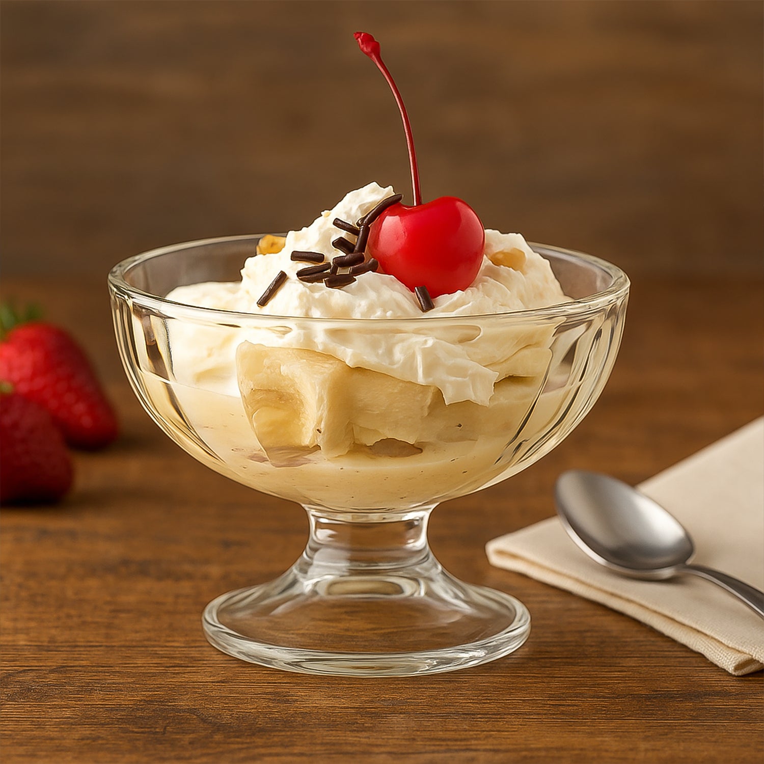 Premium Glass Ice Cream Dessert Bowl 6 Pc Set