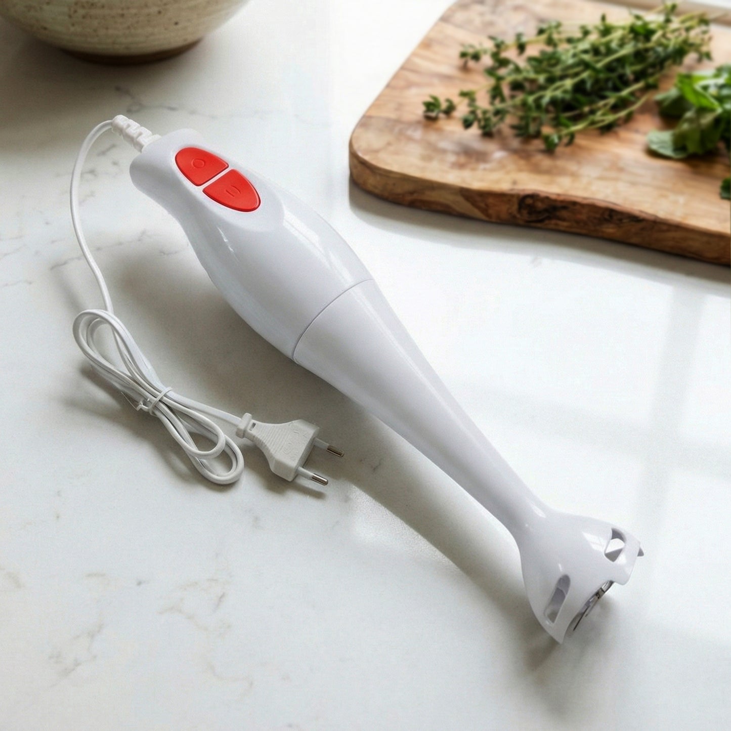 electric hand blender stick with stainless steel blades pack of 1