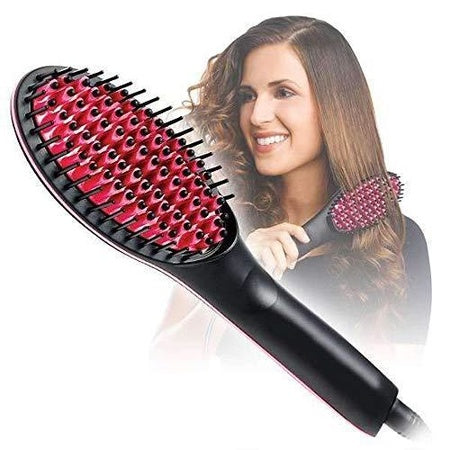 ceramic hair straightener brush multi-function pack of 1