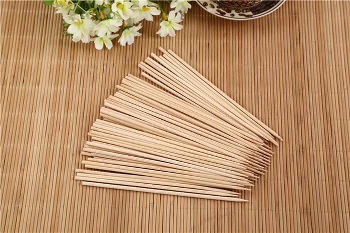 bamboo bbq skewers 20 cm natural bamboo sticks