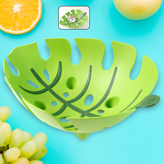 leaf-shaped plastic fruit basket pack of 1