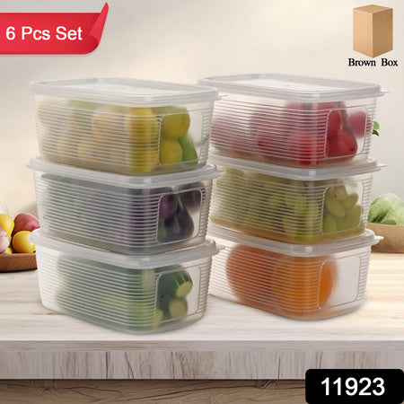 plastic food storage container set pack of 6 with airtight lids