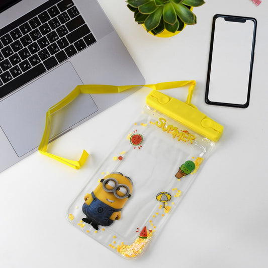 6388a Mix Color Dust Proof Rain Pouch Waterproof Plastic Mobile Cover With Belt Waterproof Phone Pouch Large Phone Waterproof Case Underwater Dry Bag For All Android And Iphone Models