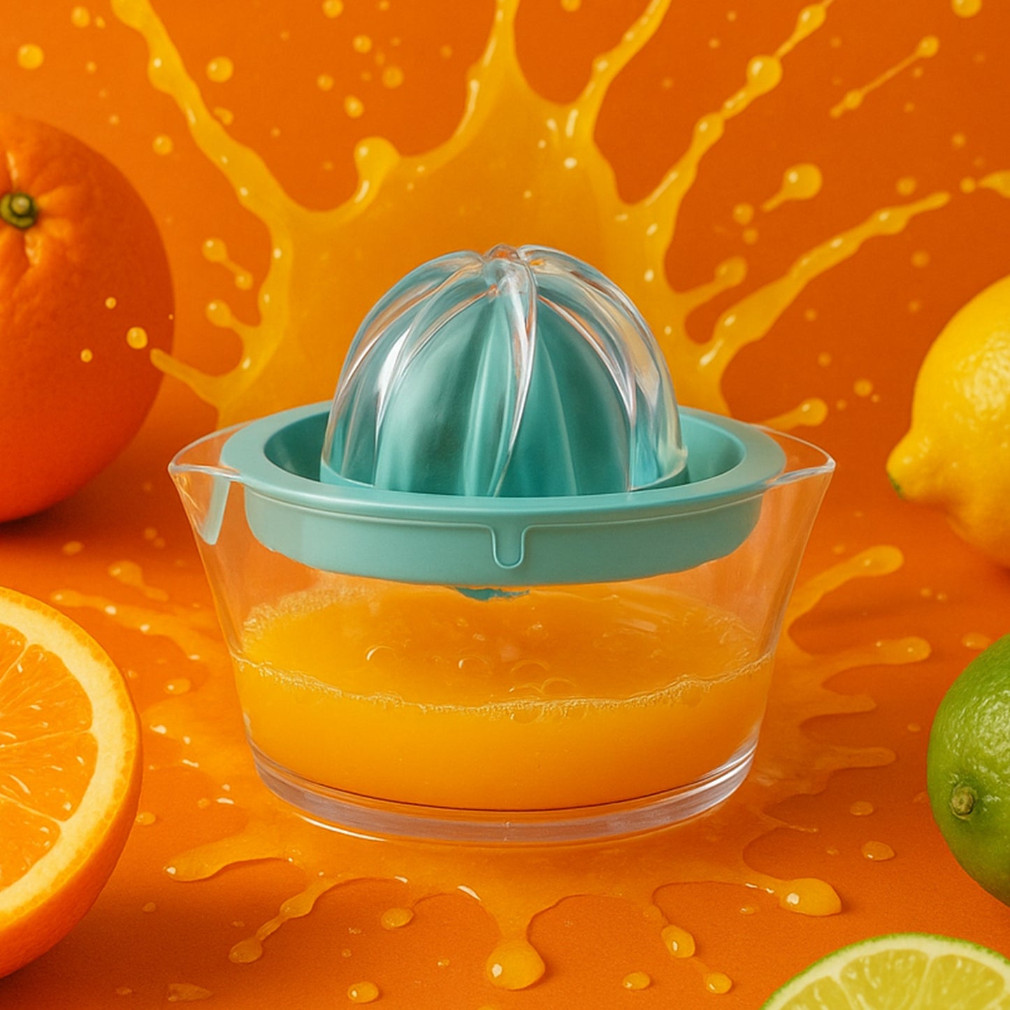 manual citrus fruit juice juicer squeezer 8 cm plastic