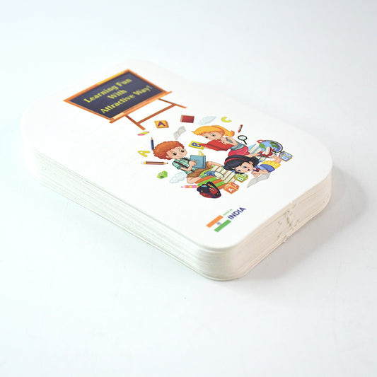 alphabet flash cards 13x10 cm laminated paperboard pack of 32