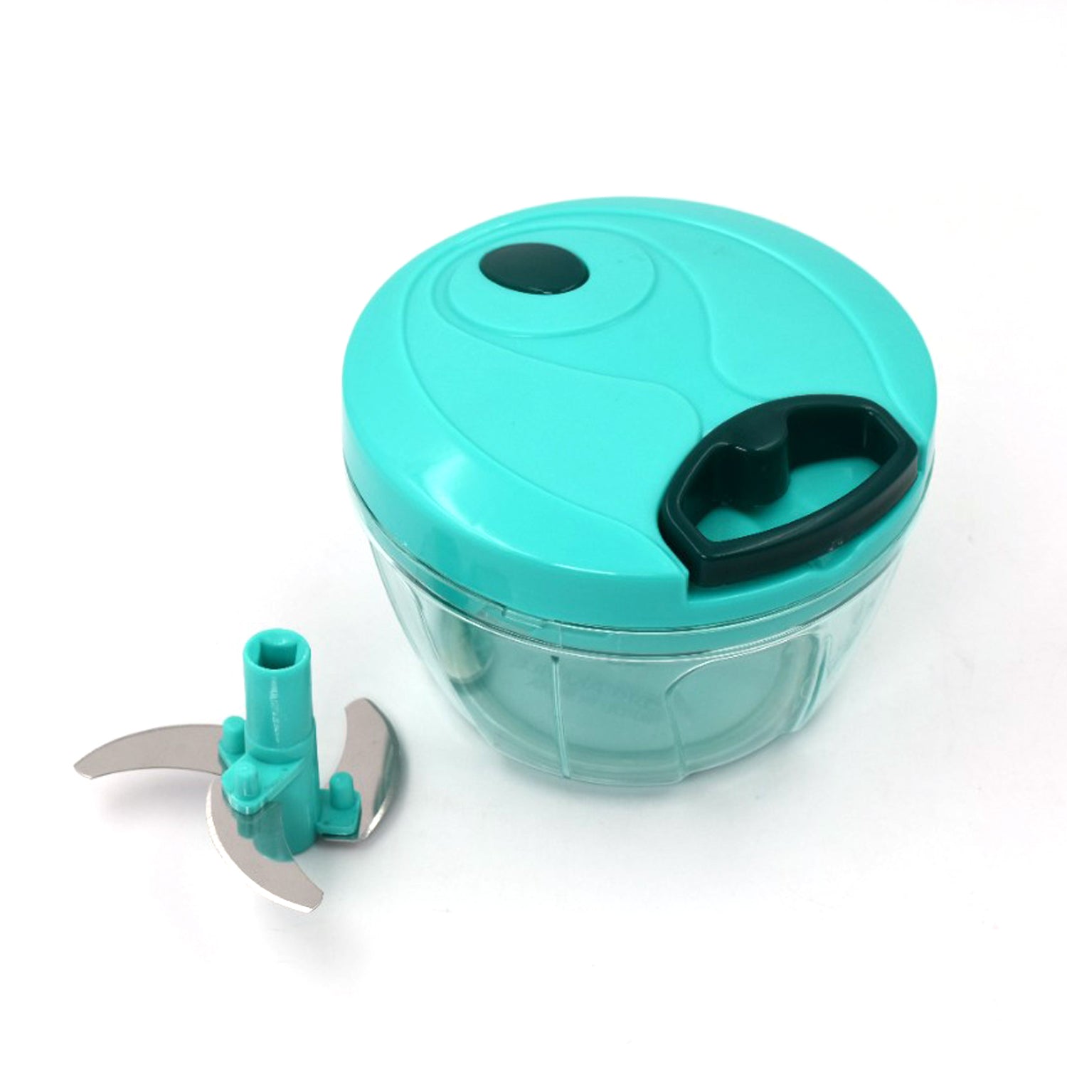 manual vegetable chopper with 550ml capacity plastic kitchen tool