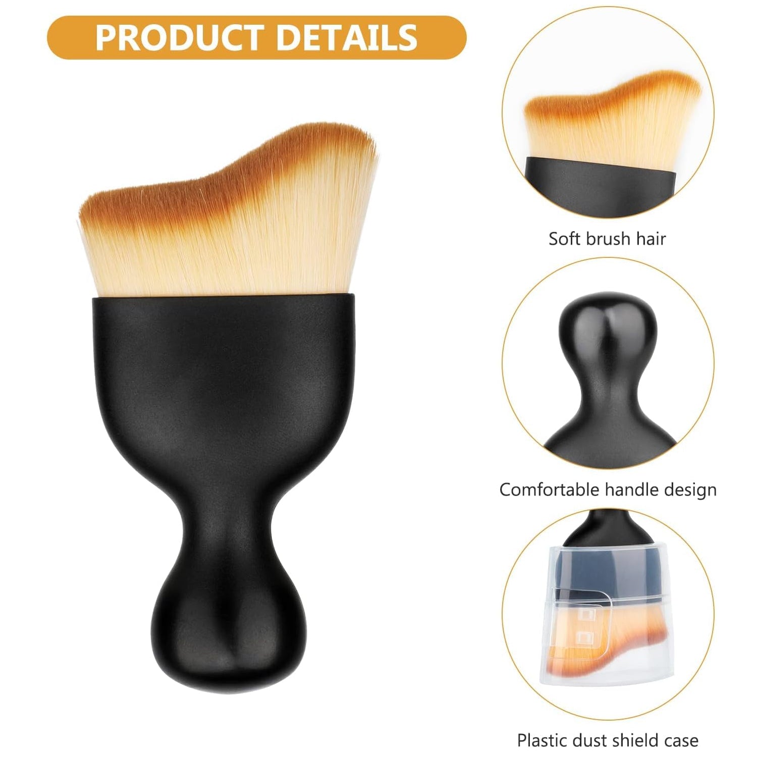 soft pp material mini car interior cleaning brush 11 cm pack of 1