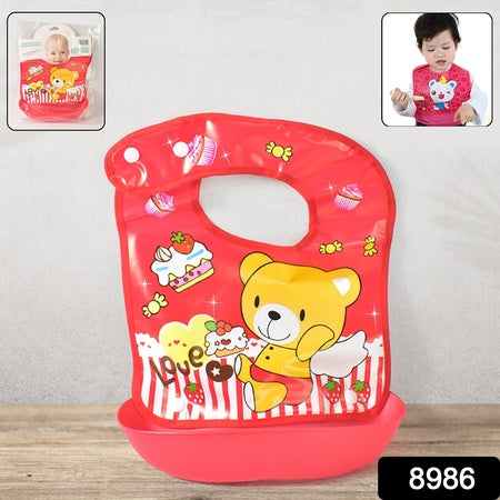 waterproof soft fabric baby bib 27 cm x 21 cm pack of 1