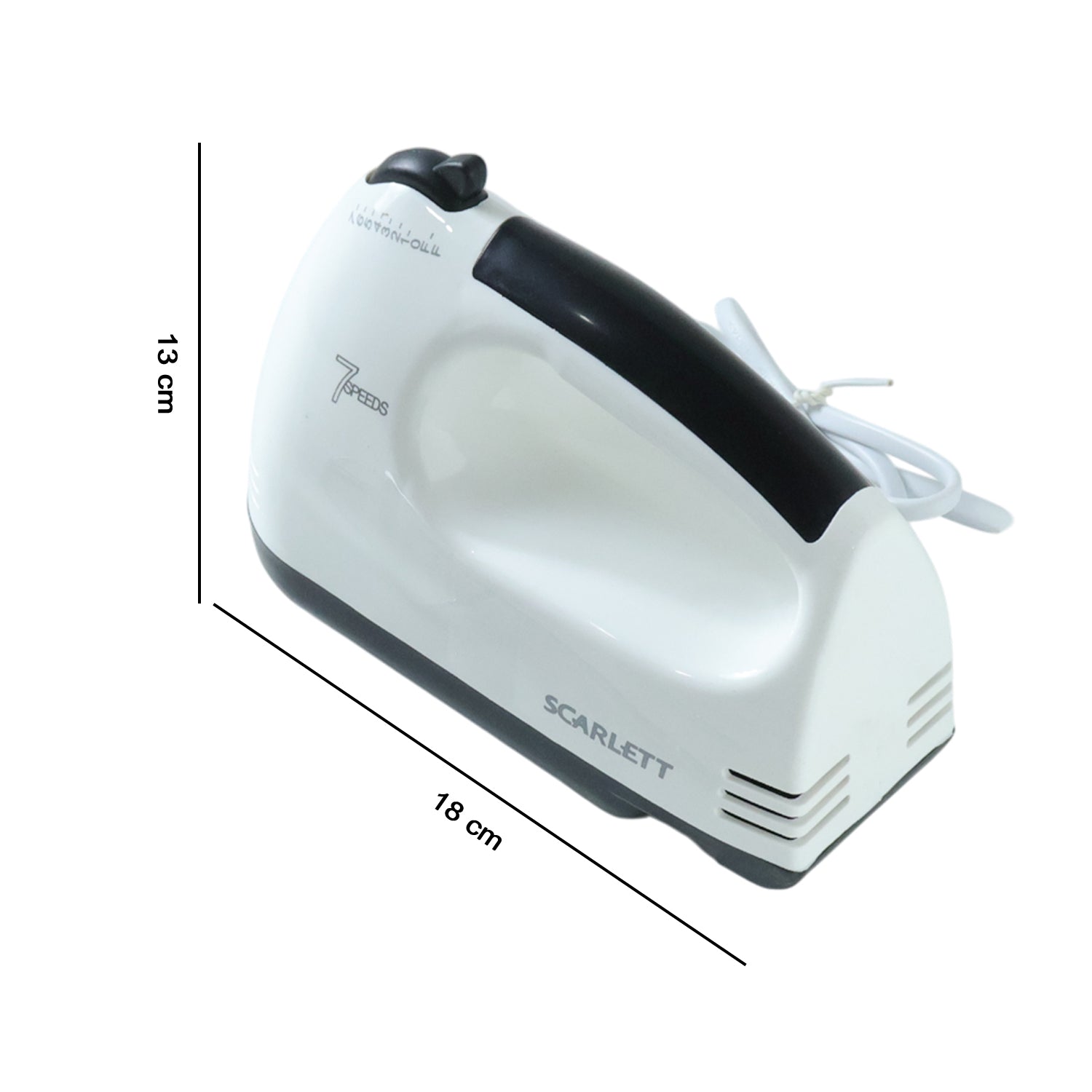 electric hand mixer with stainless steel attachments pack of 1