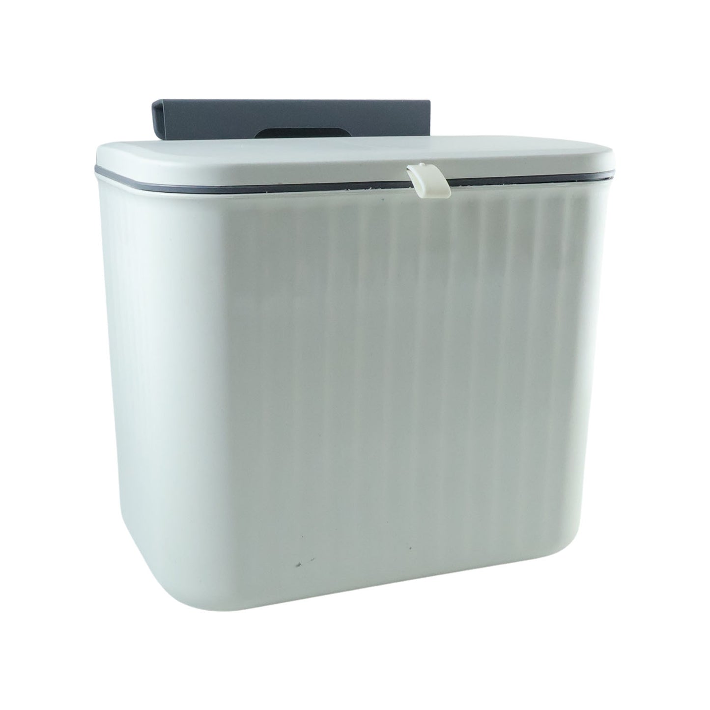 plastic kitchen dustbin with lid wall mounted 24 cm x 27 cm x 16 cm