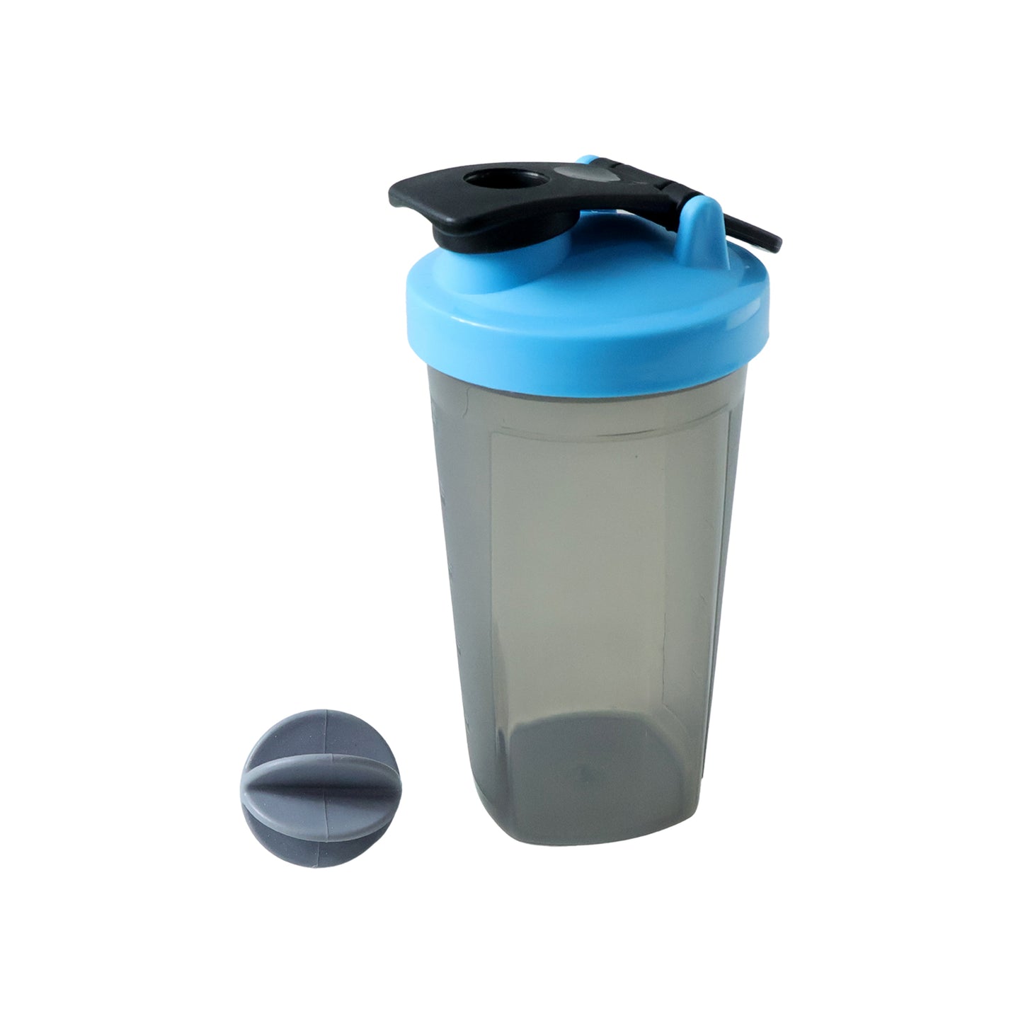 600 ml plastic gym shaker bottle with mixing ball