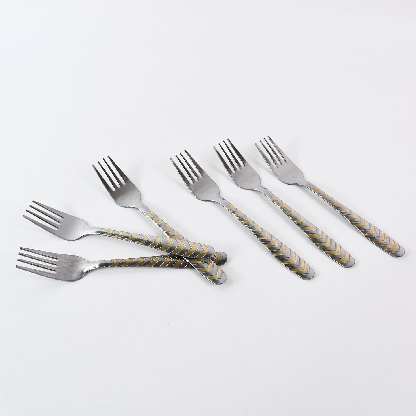 stainless steel fork set pack of 6 for dining
