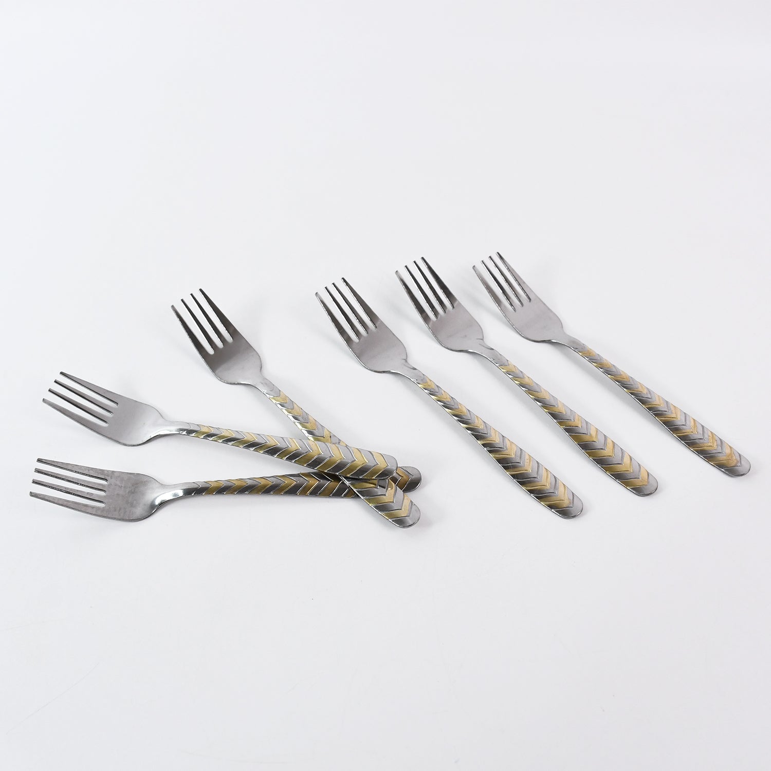 stainless steel fork set pack of 6 for dining