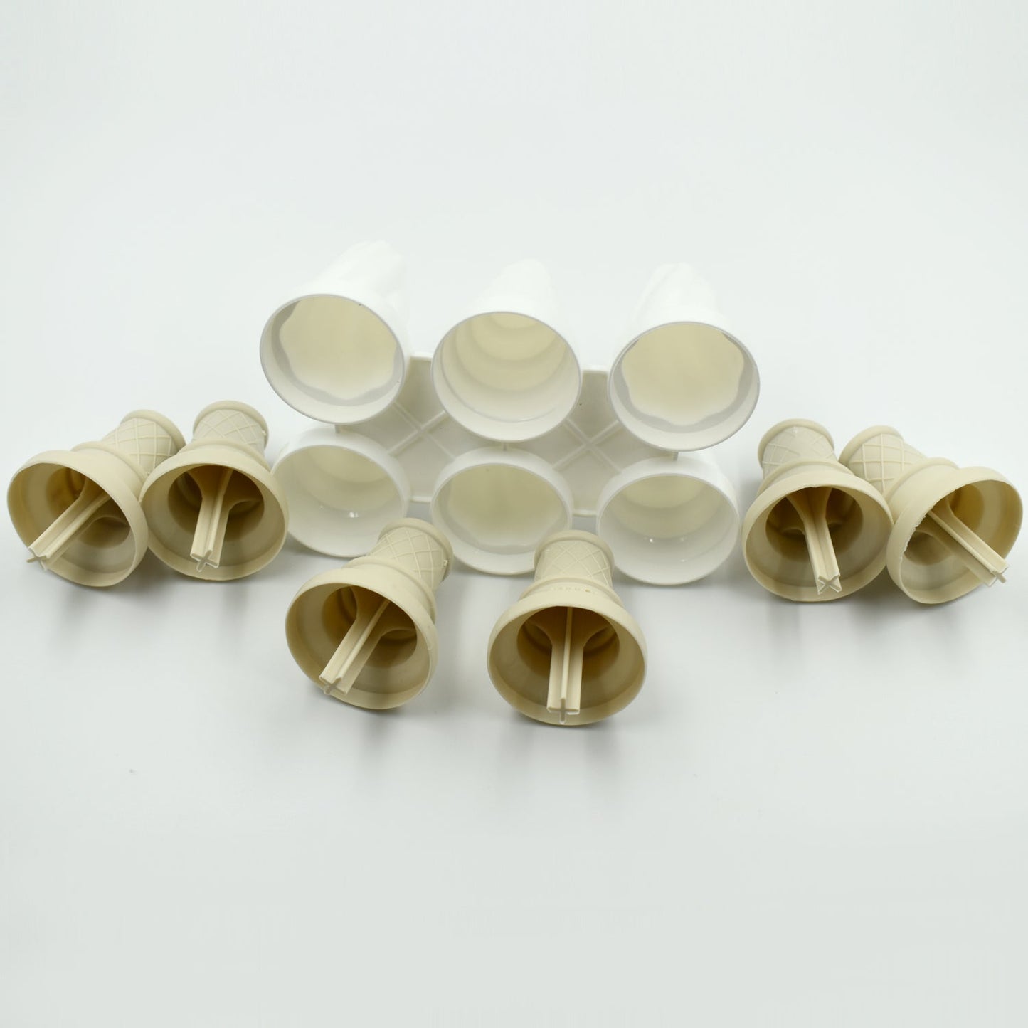 ice cream mold plastic pack of 6