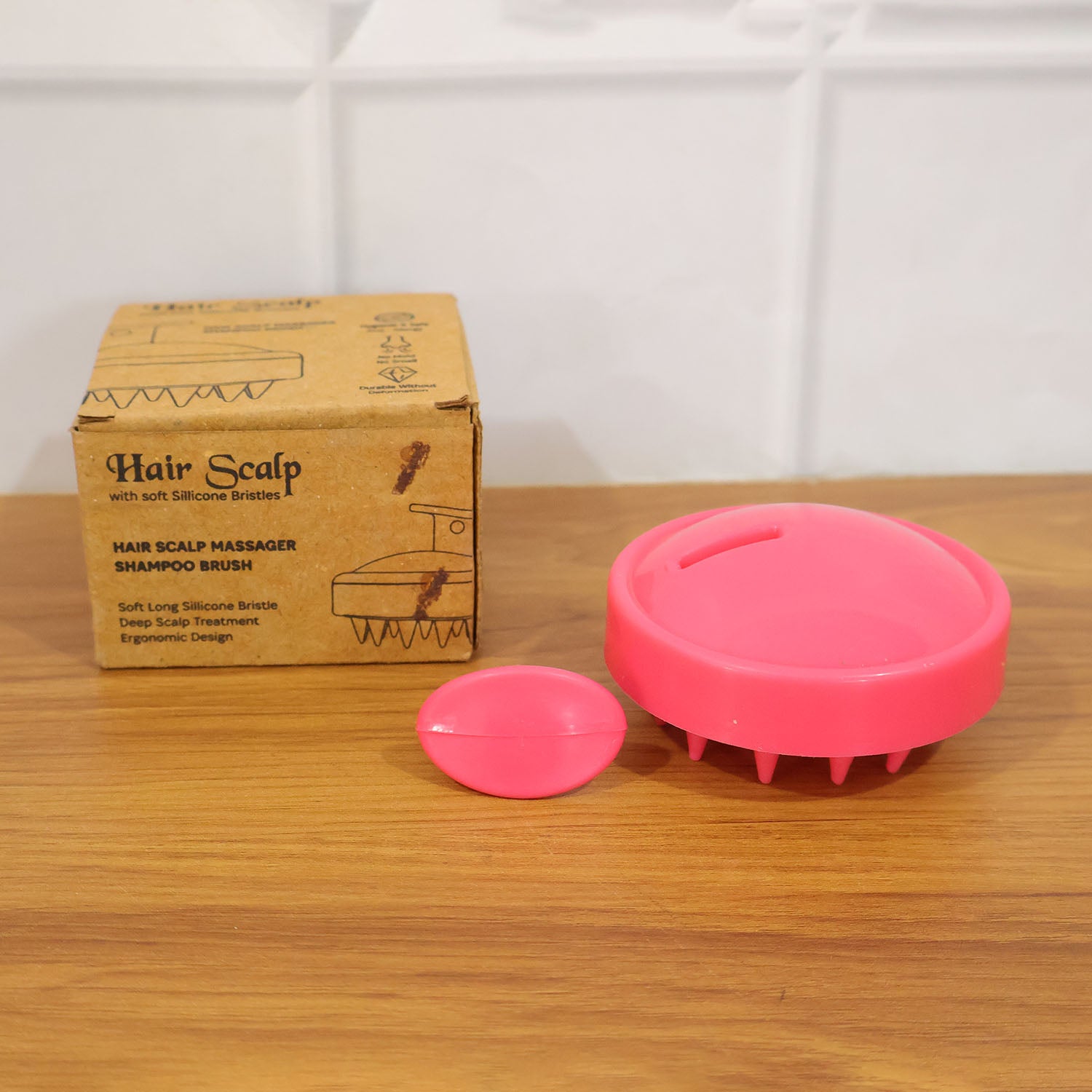 silicone scalp massager shampoo brush pack of 1 soft bristles