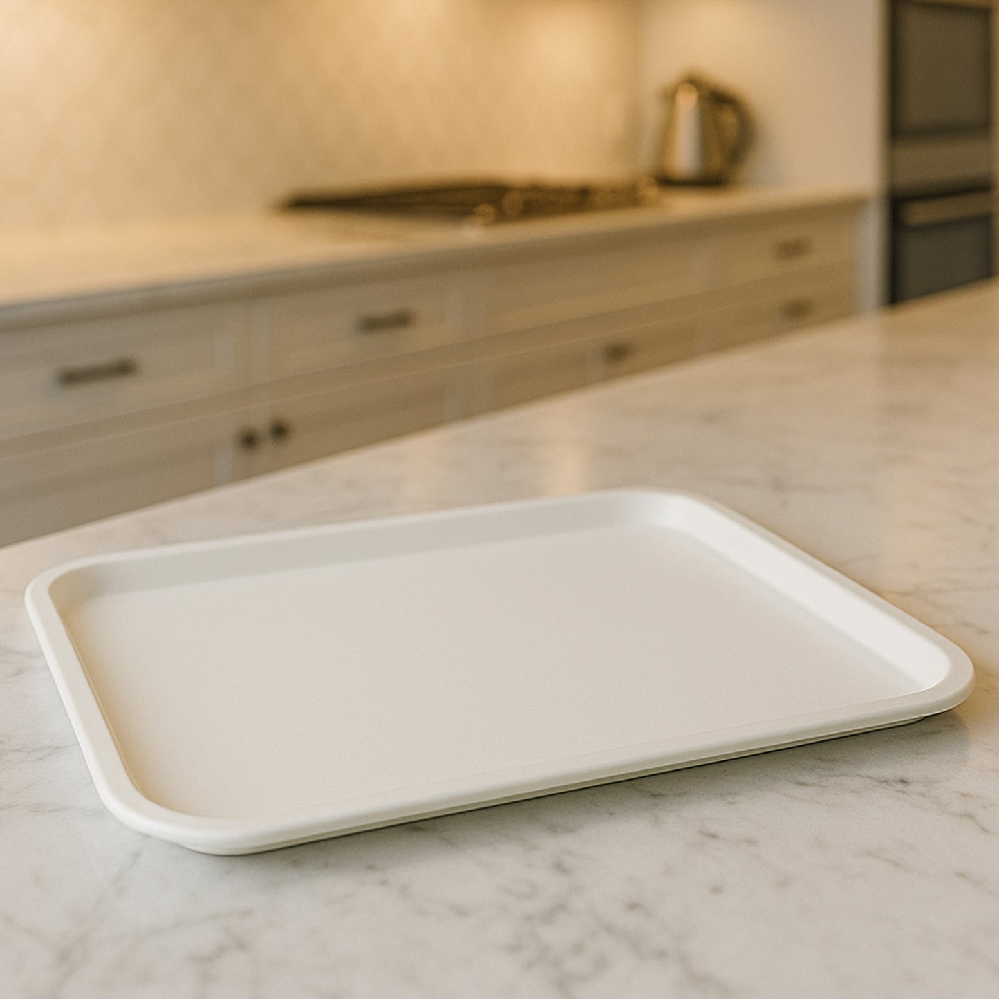 serving tray plastic 40x30 cm for tea and snacks