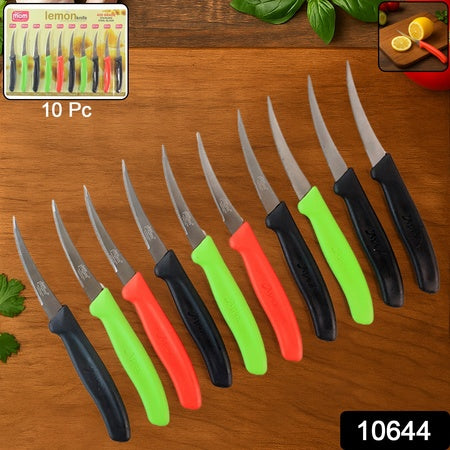 lemon knife set of 10 with stainless steel blades