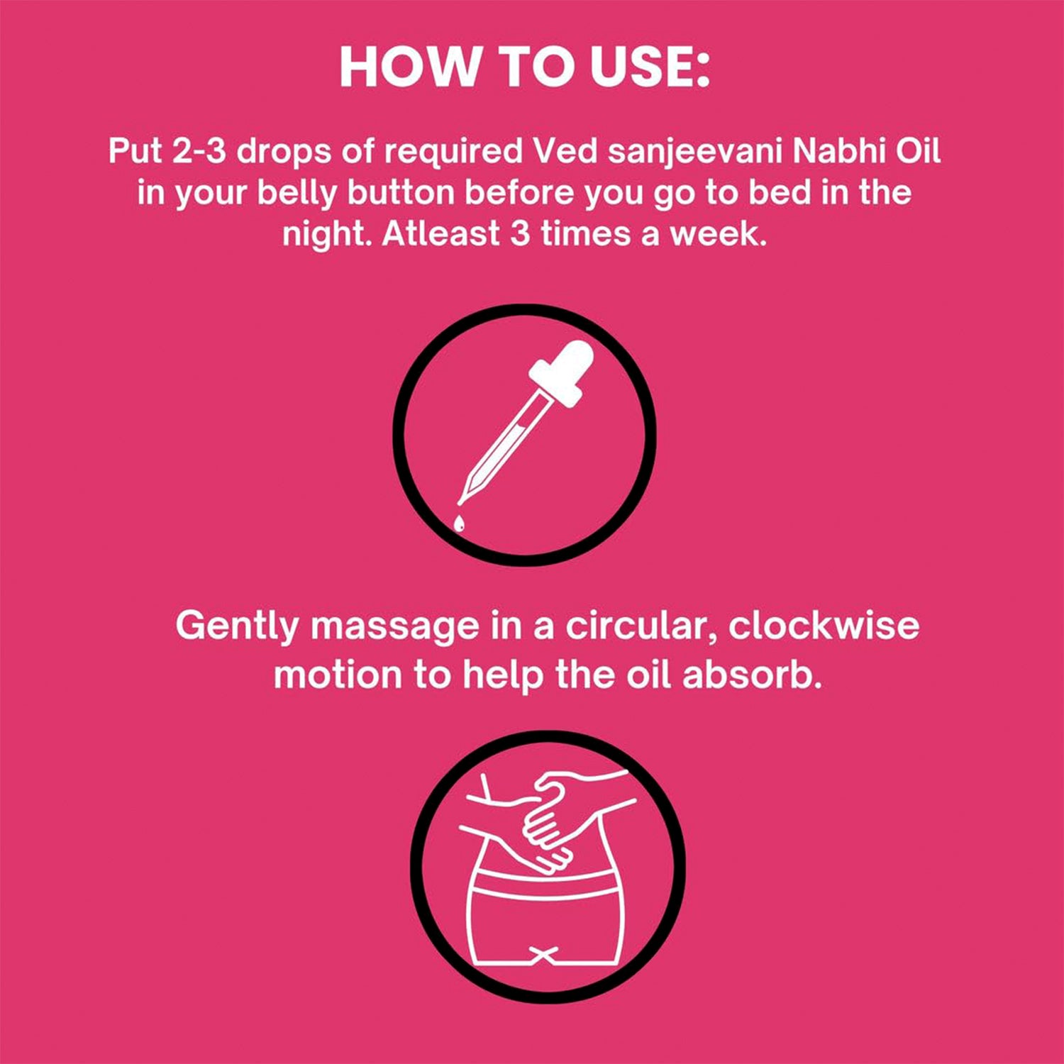 Ved Sanjeevani Nabhi Oil For Menstrual Pain Relief (30ml  1 Pc)