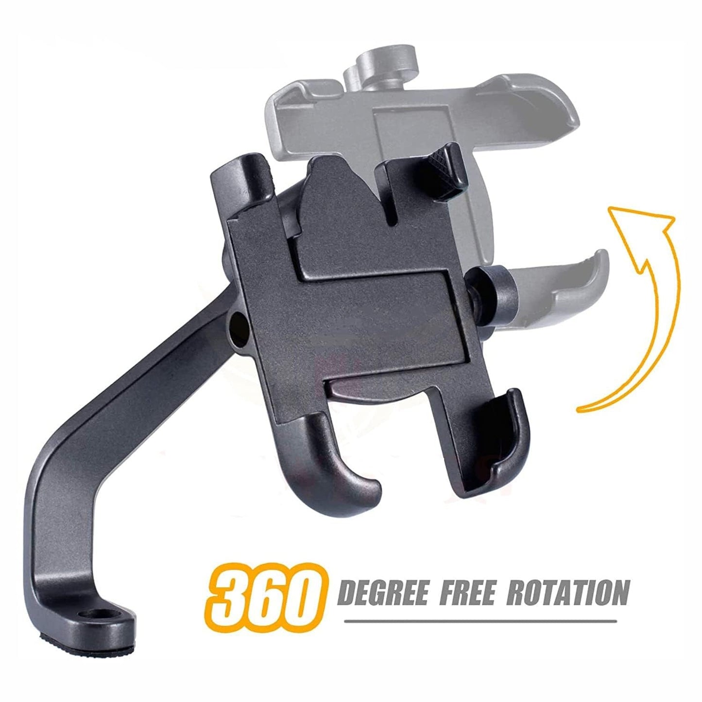 aluminum alloy metal body bike mobile holder 12cm pack of 1