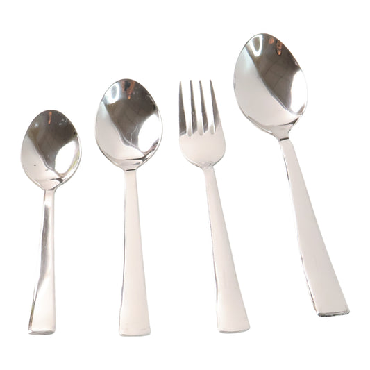 stainless steel cutlery set 16 pieces for dining
