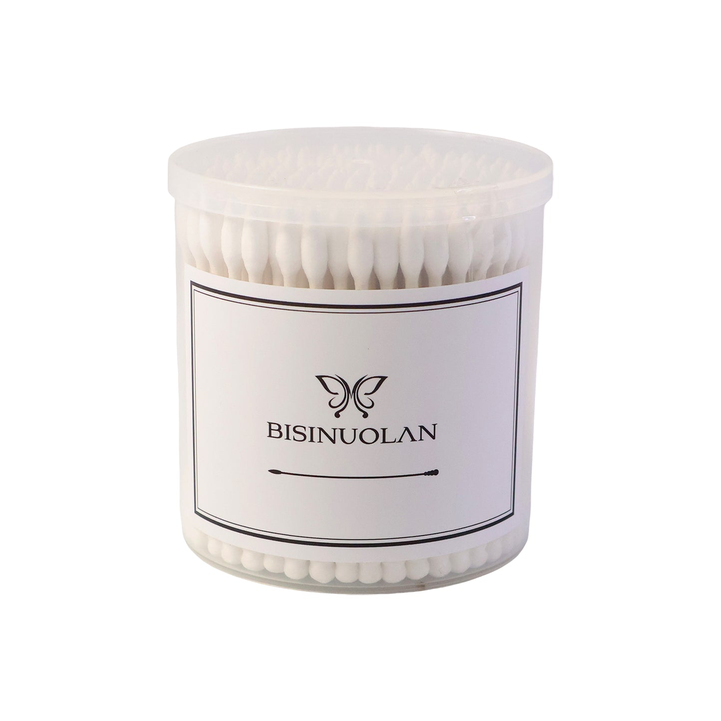 soft cotton ear buds set 200 pcs with storage jar