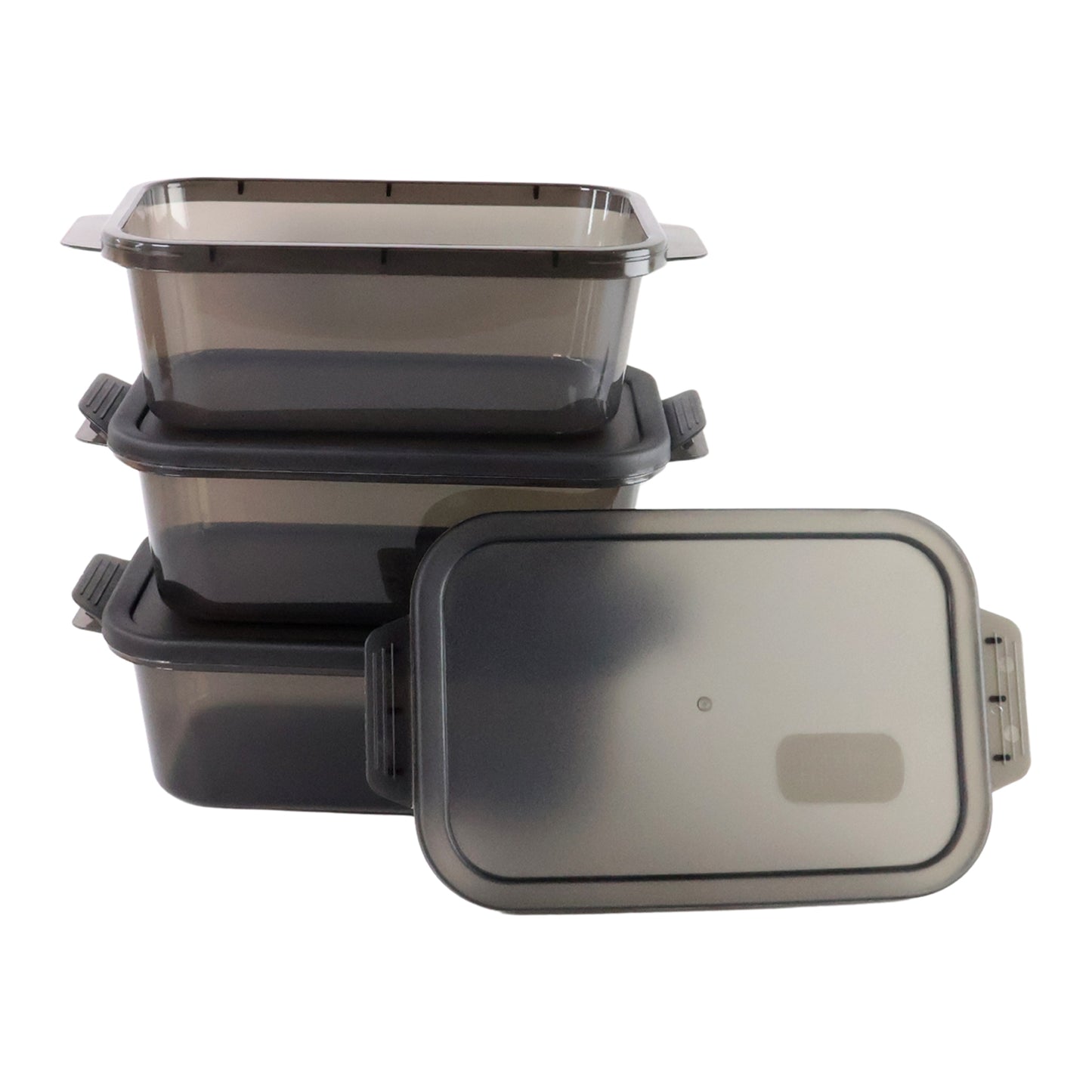 rectangular food storage containers 3 pc polypropylene