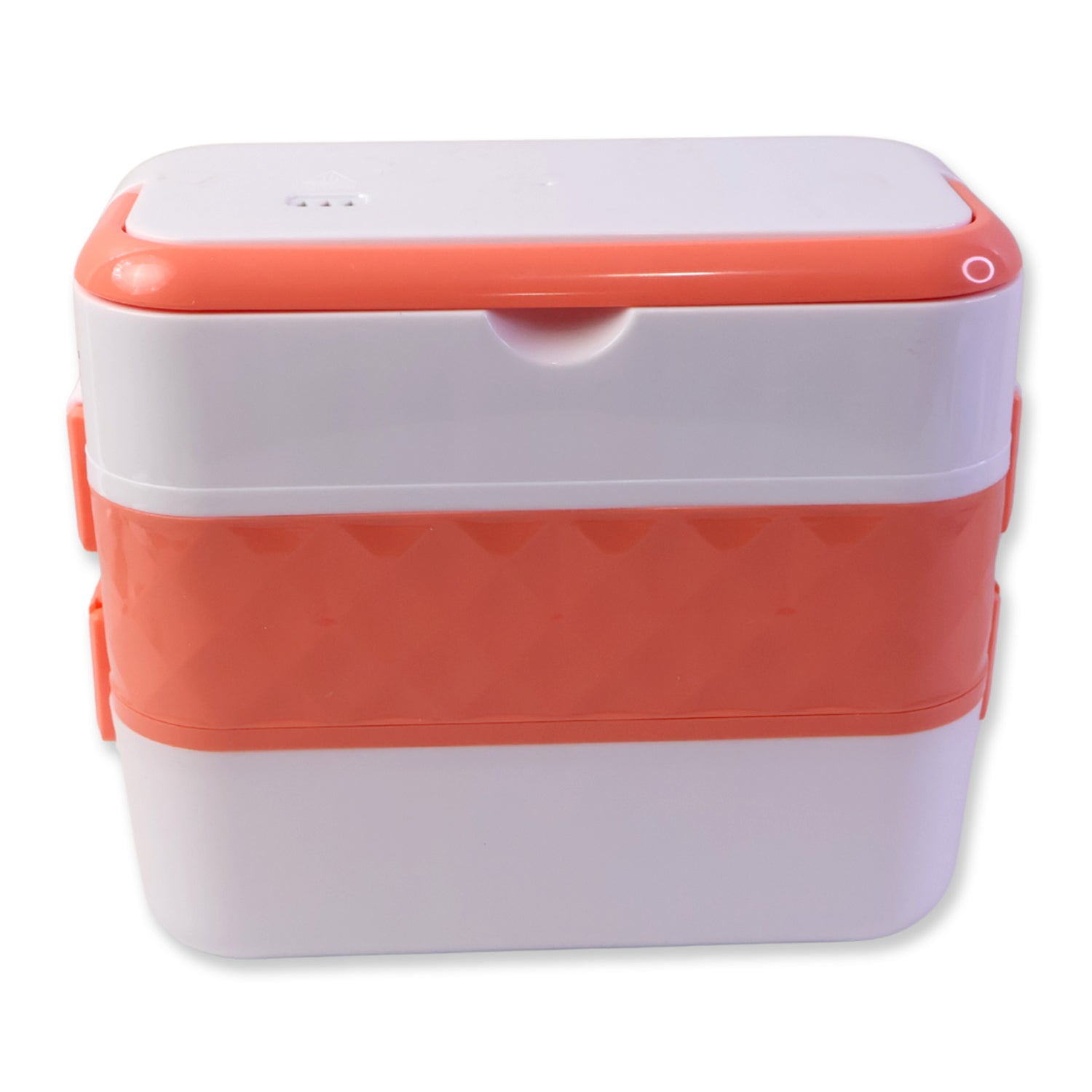 Electric Heated Lunch Box With Stainless Steel Inner Containers (1 Set)