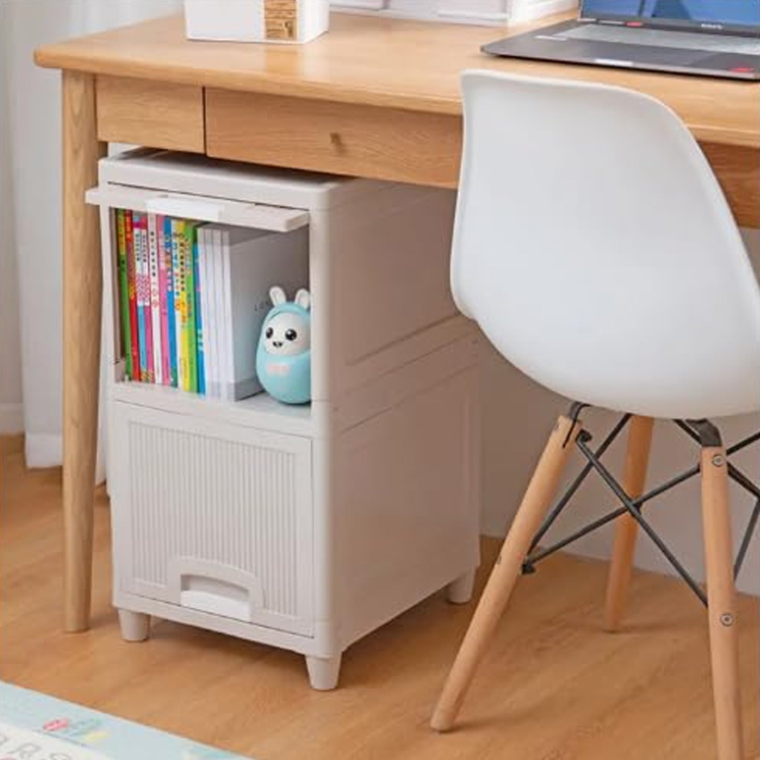 multipurpose storage cabinet with plastic drawers 41 cm pack of 2 layers