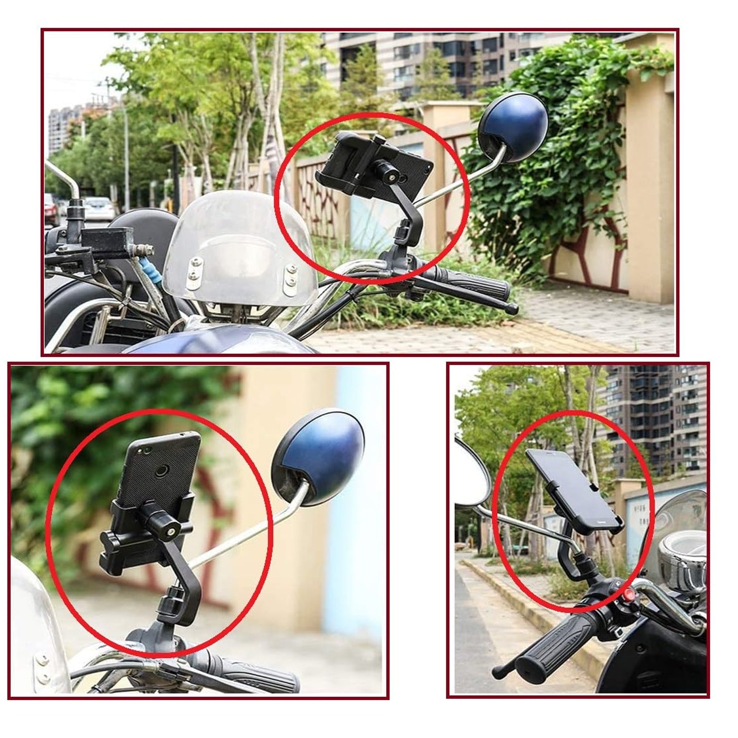 aluminum alloy metal body bike mobile holder 12cm pack of 1