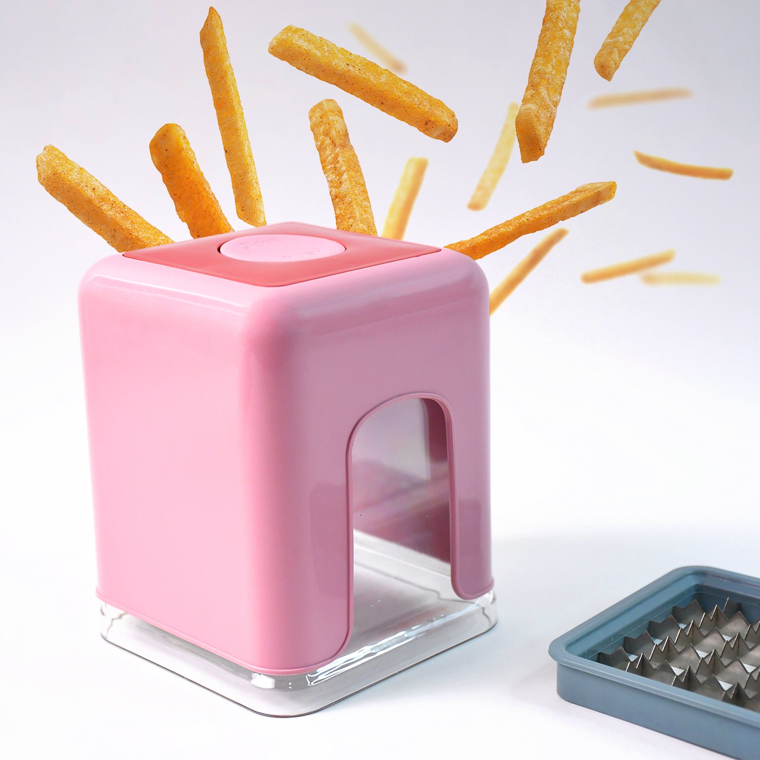 heavy duty potato chipser vegetable chopper with dual blade set