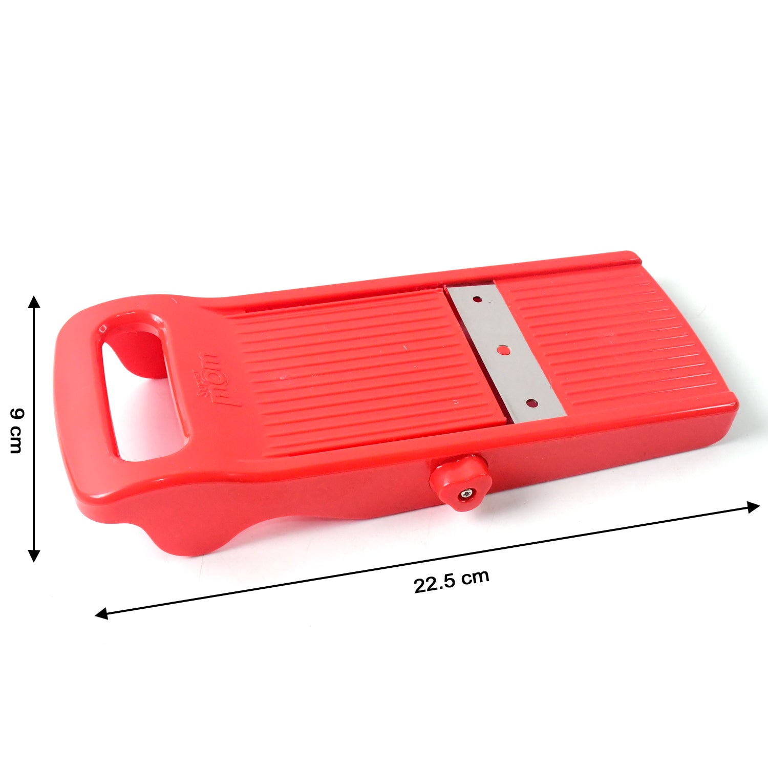 vegetable slicer with stainless steel blade and adjustable thickness pack of 1