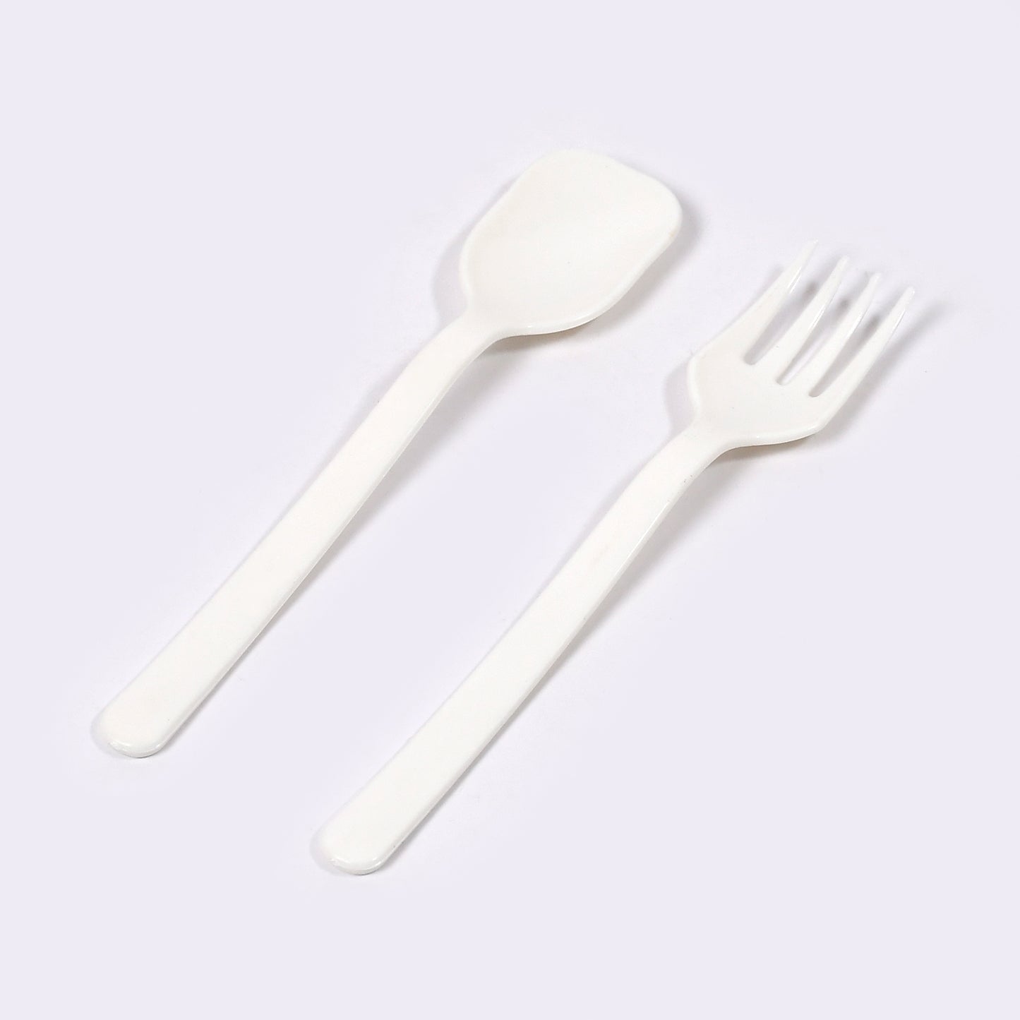 plastic forks and spoon for dining pack of 2