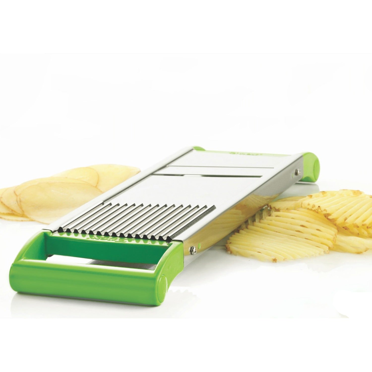 vegetable slicer 33 cm stainless steel with dual blades